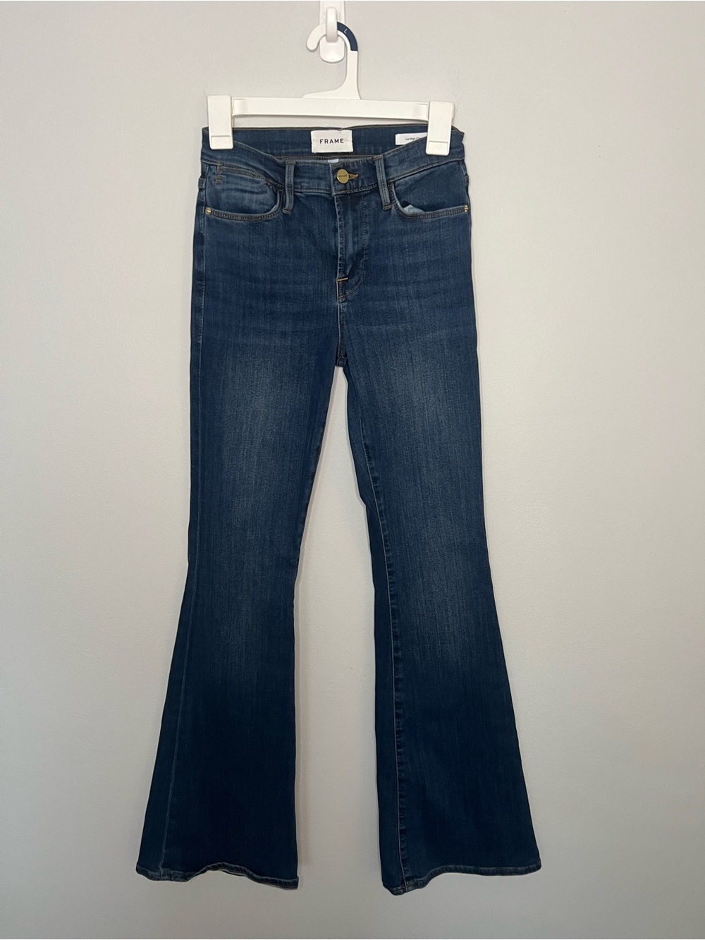 FRAME Le High Flare Jeans EUC size 26 - Picture 3 of 12